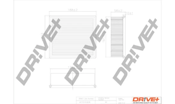 Oro filtras Dr!ve+ DP1110.10.0678