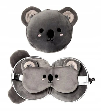 Kelioninė pagalvė "koala" su akių kauke