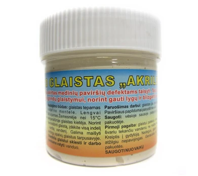 Medienos glaistas AKRILEN, eglės sp., 500 g