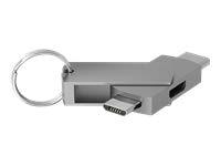 USB adapteris TerraTec USB-C - mikroUSB sidabro (272989)