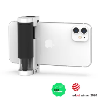 Just Mobile Shutter Grip 2 smart camera control for your smartphone -  Silver