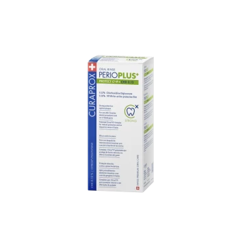 Burnos skalavimo skystis su 0.12% chlorheksidino Curaprox Perio Plus+ Protect, 200ml