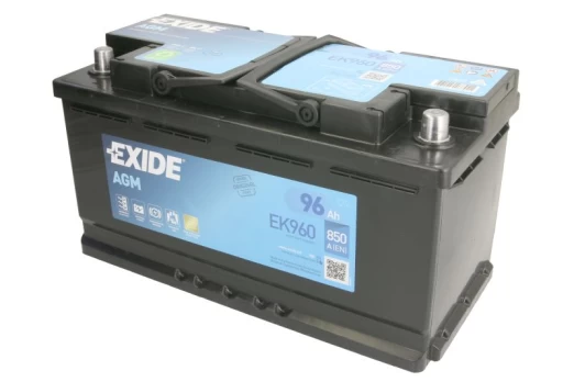 Starting battery 96Ah 850A R+ AGM