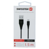 Swissten USB / USB-C 3.1 Data Cable 1.5m kaina