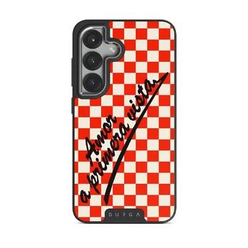 Amor - Samsung Galaxy S25 Plus Case, Elite Dark (Magnetic) / Silver