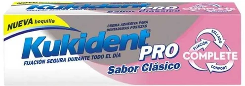 Kukident Dantų protezų priežiūros priemonė Complete Pro Classic 47g