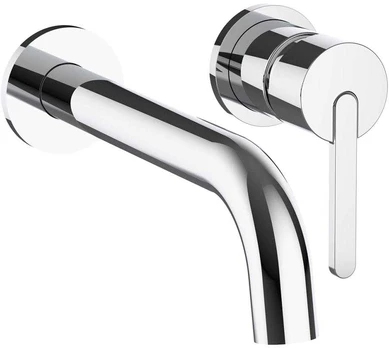 Lua-E concealed basin mixer (brass body + design cover part)