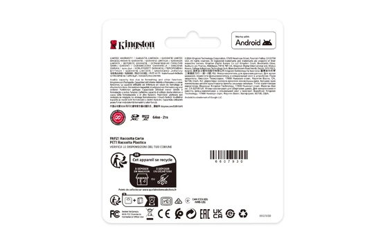 Kingston Technology 1TB microSDXC Canvas Select Plus Gen3 150MB/s A1 Card + Adapter