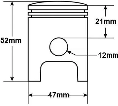 Other CILINDRAS SUZUKI KATANA LC 70 47mm HW