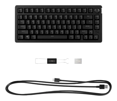 HyperX „ Alloy Rise 75“ belaidė žaidimų klaviatūra