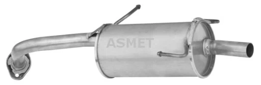 ASMET ASM14.013 Exhaust system rear silencer kaina