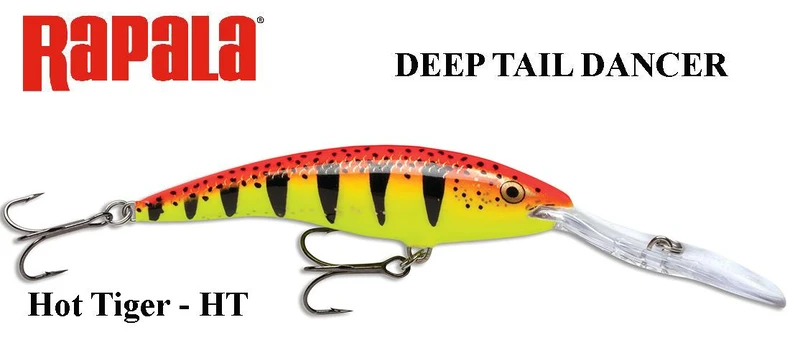 Vobleris Rapala Deep Tail Dancer HT Hot Tiger 11 cm