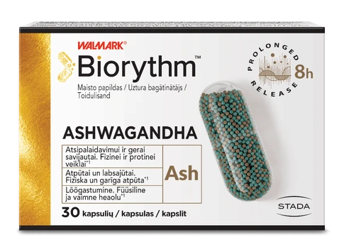 BIORYTHM Ashwagandha kapsulės N30