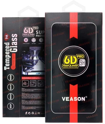 6D Pro Veason Glass - for Iphone 15 juodas