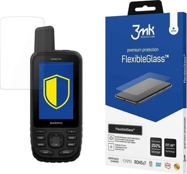 Apsauginis stiklas 3mk FlexibleGlass Garmin GPSMap 66S