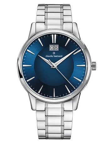 Laikrodis Claude Bernard Classic Big Date 63003 3M2 BUIN