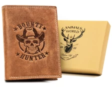 Leather wallet RFID ALWAYS WILD N4-CHM-BOU kaina
