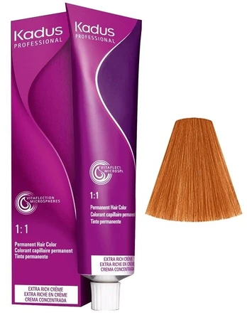 Plaukų dažai Kadus Professional Permanent Color, 8/43, 60 ml
