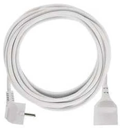 Emos Extension cable 5 m / 1 socket / baltas / PVC / 1.5 mm2