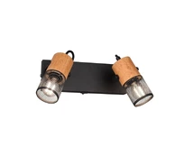 Trio-Lighting Tosh 2-pc E27 matt black virziena gaismeklis kaina