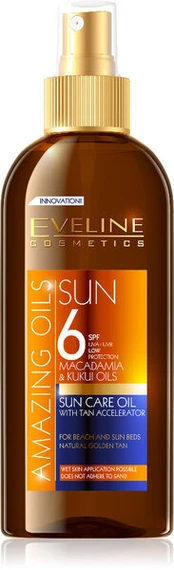 Įdegio aliejus Eveline Amazing Oils SPF6 150ml