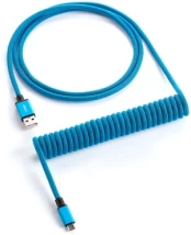Klaviatūros laidas Cablemod Classic Coiled Keyboard Cable Micro USB / USB Typ-A, žydra kaina