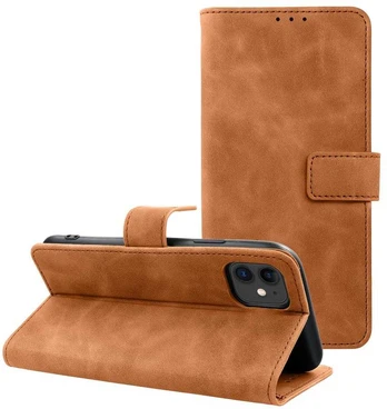Dėklas Oem TENDER Book Case for IPHONE 11 ruda