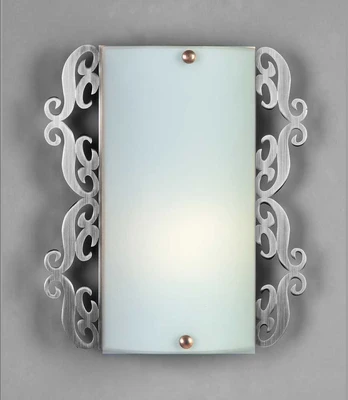 CASABLANCA CEILING FOUNDATION 1X60W E27 22X25CM SATIN RECTANGLE