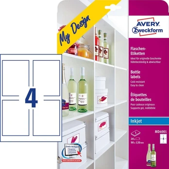 Avery Bigbuy Accessories Etiketės Balta (Naudoti B)