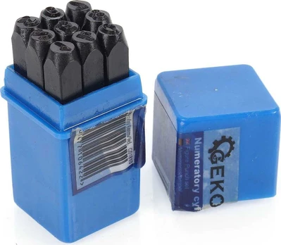 Geko Numeratory cyfry 6mm 9 dalys (G01810)