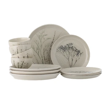 Bloomingville - Bea Dinnerware Set - Nature - Stoneware