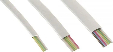 InLine Modulinis kabelis 6 venos, balta, 100m, žiedas (69986W)