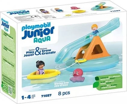 Playmobil 71687 Playm. Badeinsel mit Wasserrutsche 71687