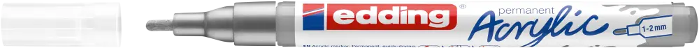 Akrilinis žymeklis edding 5300, sidabrinės spalvos