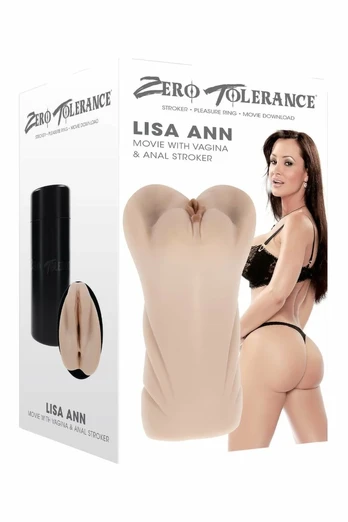 ZERO TOLERANCE Lisa Ann Light Flesh Dual-Entry Intimate Device 18cm
