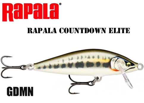 Vobleris Rapala CountDown Elite GDMN - Gilded Minnow 5.5 cm