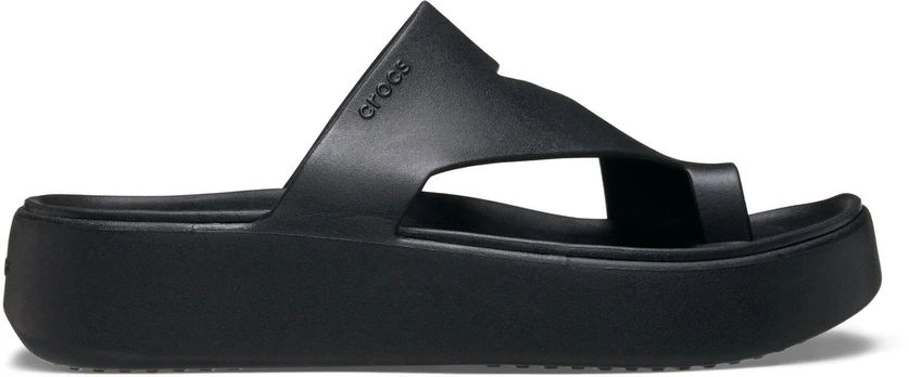 Crocs™ GETAWAY PLATFORM TOE LOOP Black - 37,5