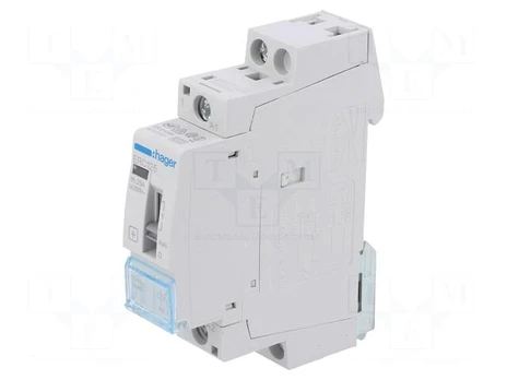 Contactor: 1-pole installation | 25A | 230VAC | NO | ERC | -10÷50°C