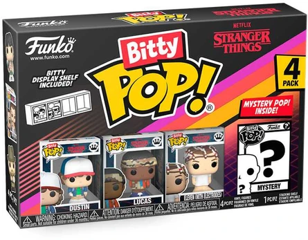 Funko Blister 4 figures Bitty POP Stranger Things Dustin