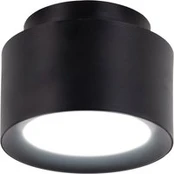 LED lubų šviestuvas Trimes, Ø 14 cm, juodas, CCT, step-dim