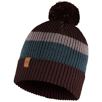Buff Czapka BUFF KNITTED HAT ELON MAROON-MAROON one size