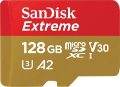 Atminties kortelė SanDisk microSDXC Extreme 128GB kaina