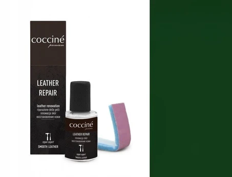 Coccine tamsiai žalias batų odos dažų korektorius 10ml