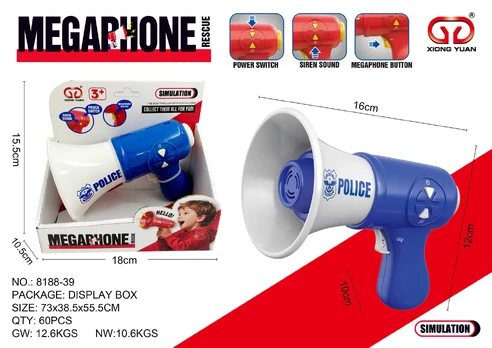 Megaphone Blue