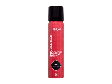L'Oréal Paris Infaillible 3-Second Setting Mist 75ml Moterims Makiažo fiksatorius