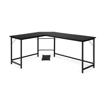 Bonideco Select Rašomasis stalas 168x125x74cm., juodos spalvos