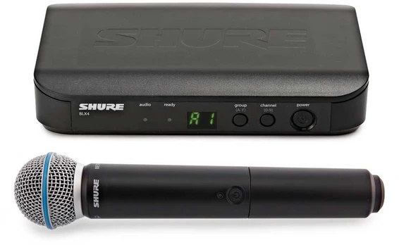 Bevielio mikrofono sistema SHURE BLX24E/B58-K3E