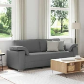 3 vietų sofa tamsiai pilka 178 cm audinys kaina
