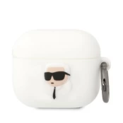 Dėklas Karl Lagerfeld KLA3RUNIKH AirPods 3 Baltas kaina