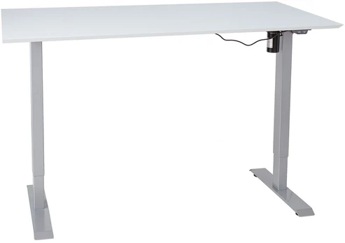 Stalas Home4you Ergo-1 10663, baltas/pilkas